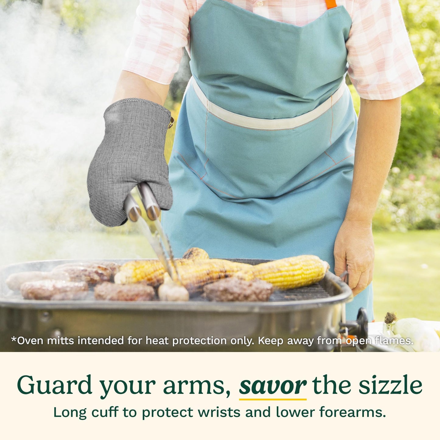 Cuisinart Heritage Oven Mitts - Neoprene Grip, 2 Pack