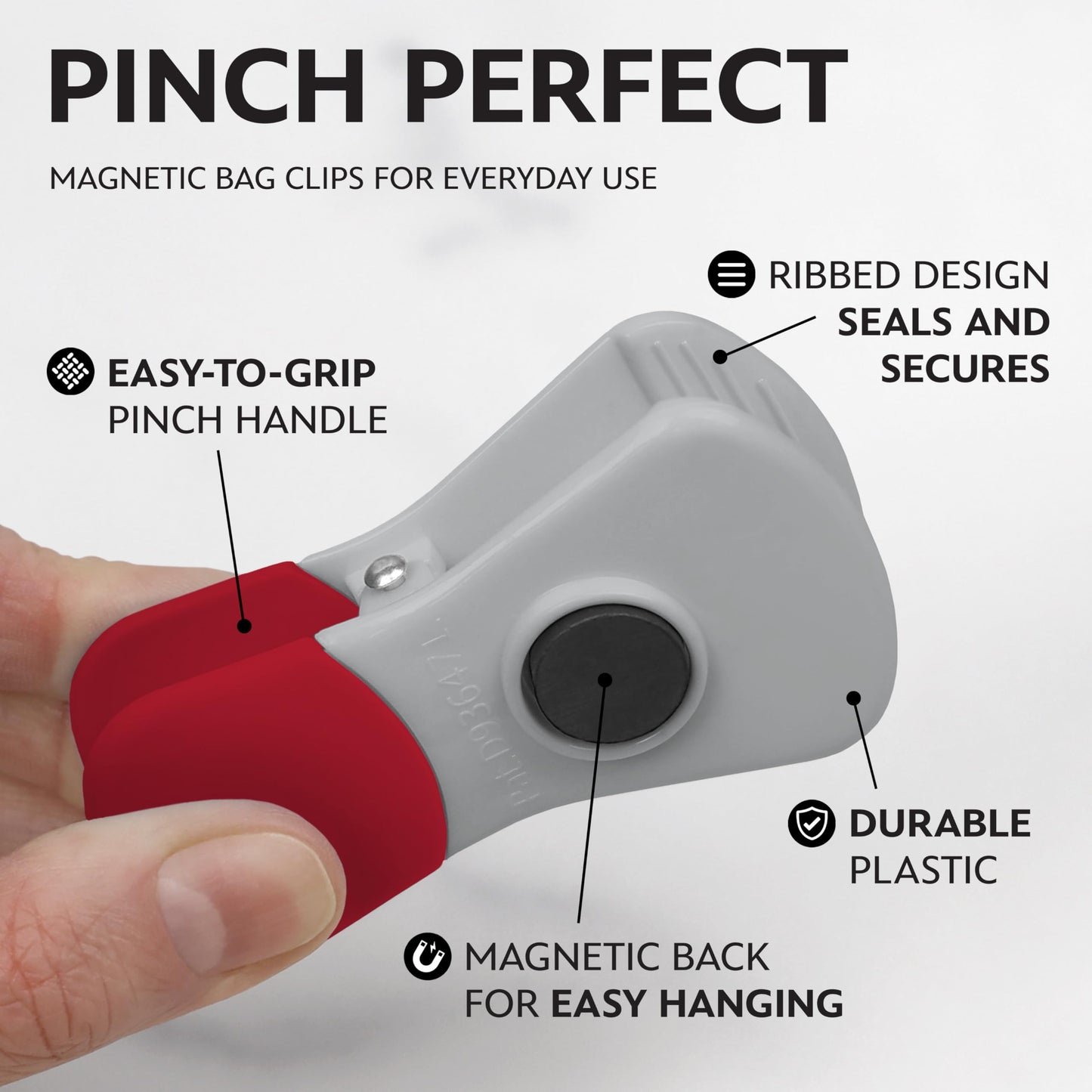 Disney Magnetic Bag Clips – 6 Pack for Pantry & Fridge