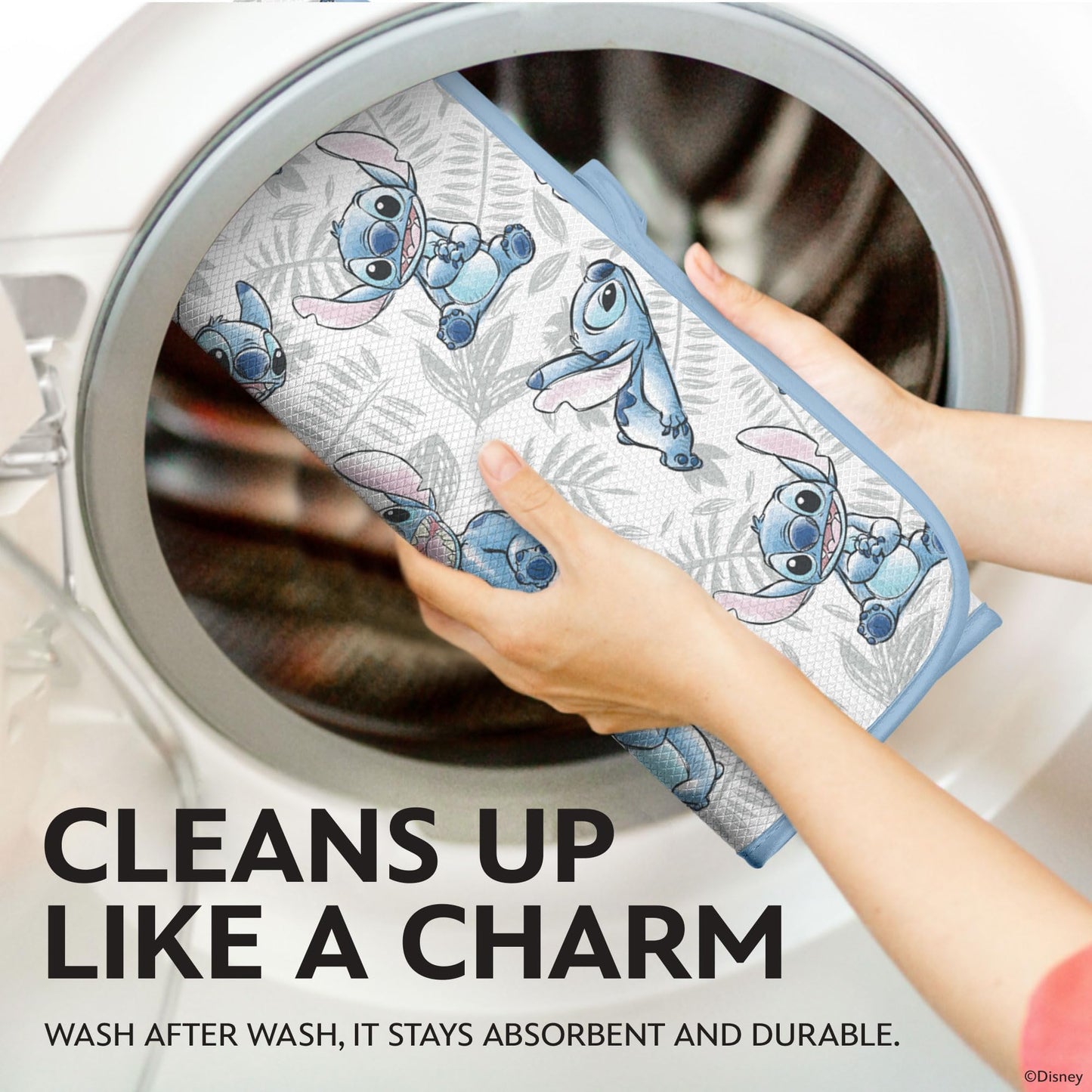 Disney Dish Drying Mats - Absorbent Counter Mat, 2 Pack