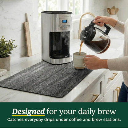 Cuisinart Coffee Bar Mat - Quick-Dry Absorbent, 2 Pack