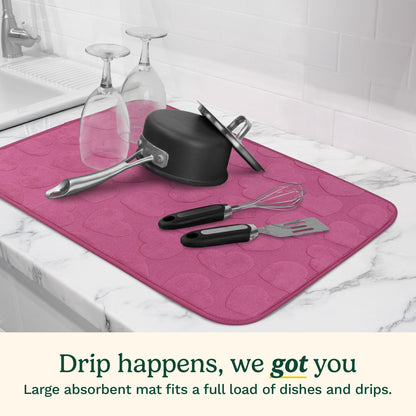 Cuisinart XL Dish Drying Mats - Ultra Absorbent, 2 Pack