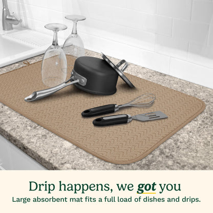 Cuisinart XL Dish Drying Mats - Ultra Absorbent, 2 Pack