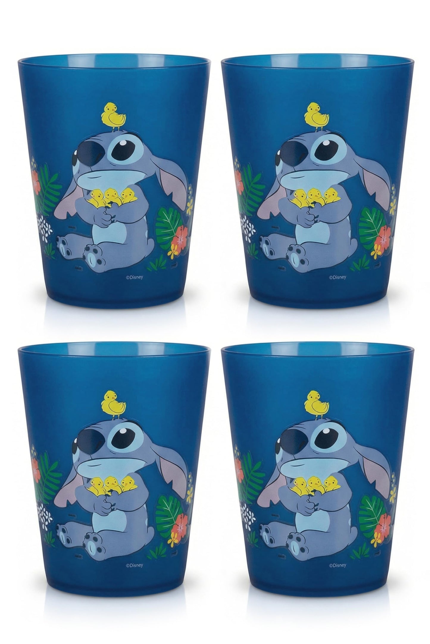 Disney Plastic Cups – 4 Pack 16 oz BPA-Free Stackable Tumblers