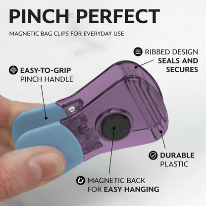 Disney Magnetic Bag Clips – 6 Pack for Pantry & Fridge