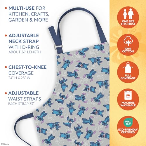 Disney Apron & Mini Oven Mitts Set - 3 Piece Kitchen Bundle