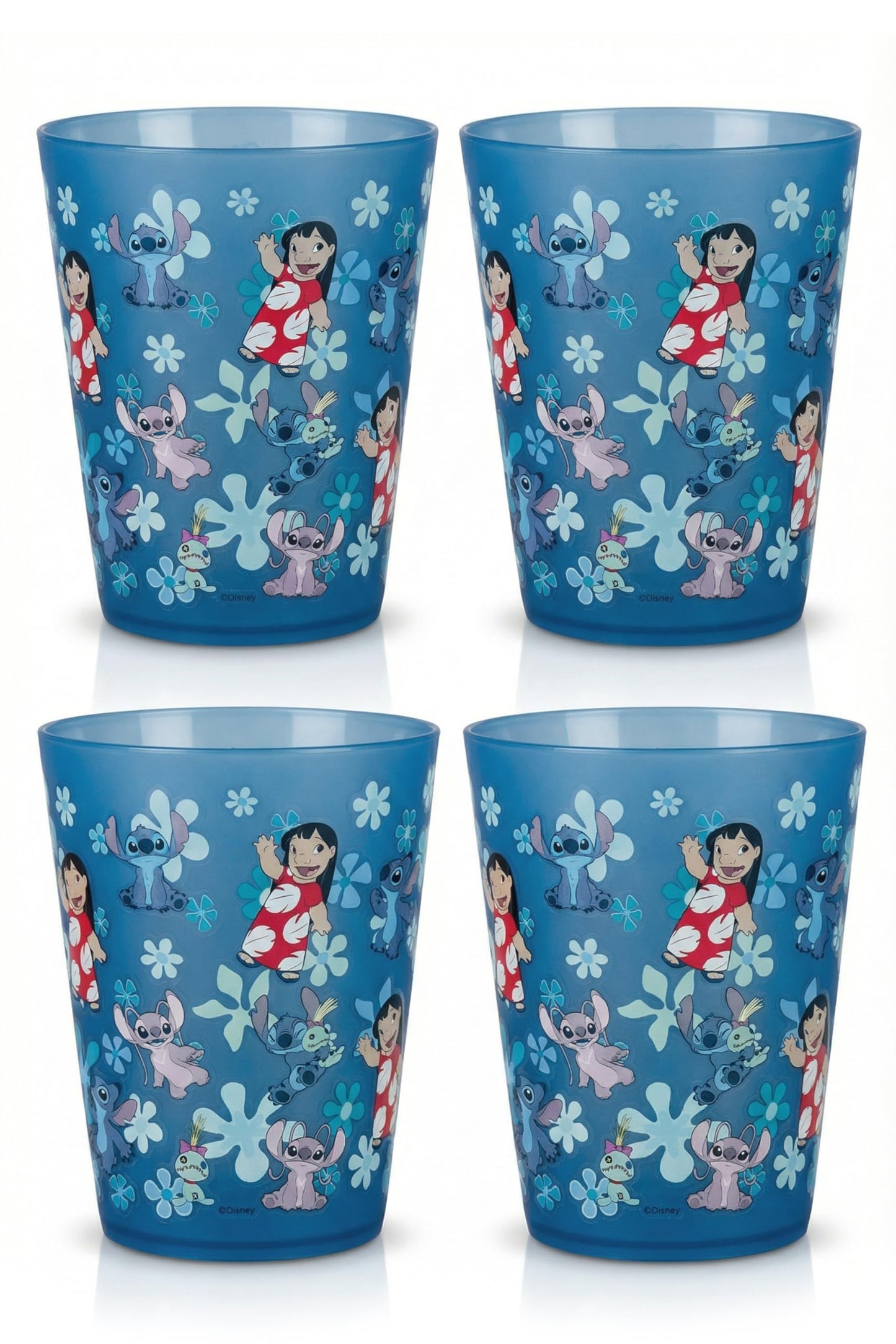 Disney Plastic Cups – 4 Pack 16 oz BPA-Free Stackable Tumblers