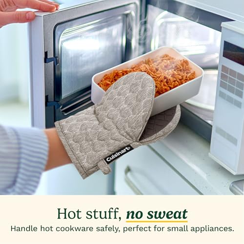 Cuisinart ShieldPro Mini Oven Mitts - Silicone Grip, 2 Pack