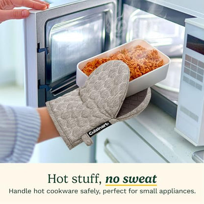 Cuisinart ShieldPro Mini Oven Mitts - Silicone Grip, 2 Pack