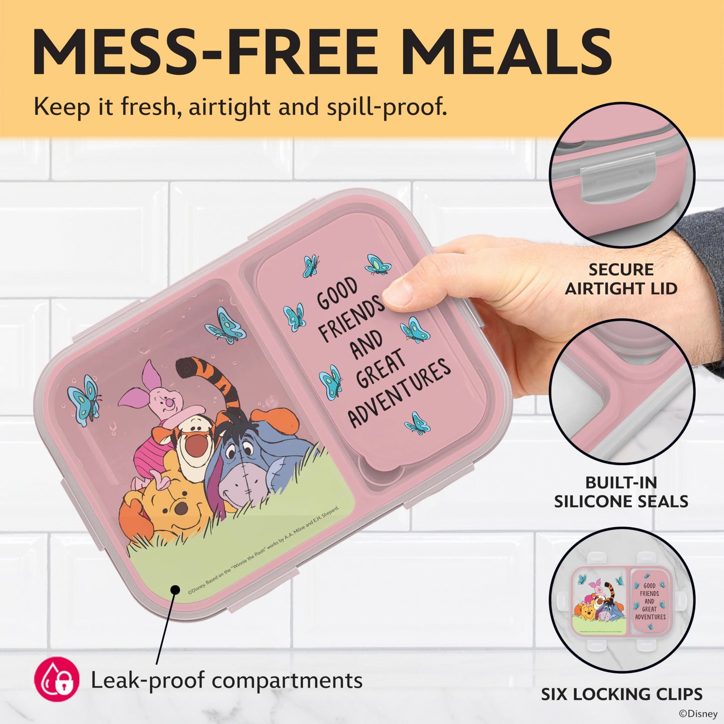Disney Bento Box - Reusable Lunch Container