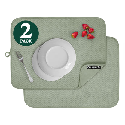Cuisinart XL Dish Drying Mats - Ultra Absorbent, 2 Pack
