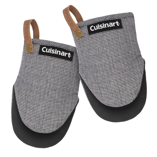 Cuisinart Heritage Mini Oven Mitts - Neoprene Grip, 2 Pack