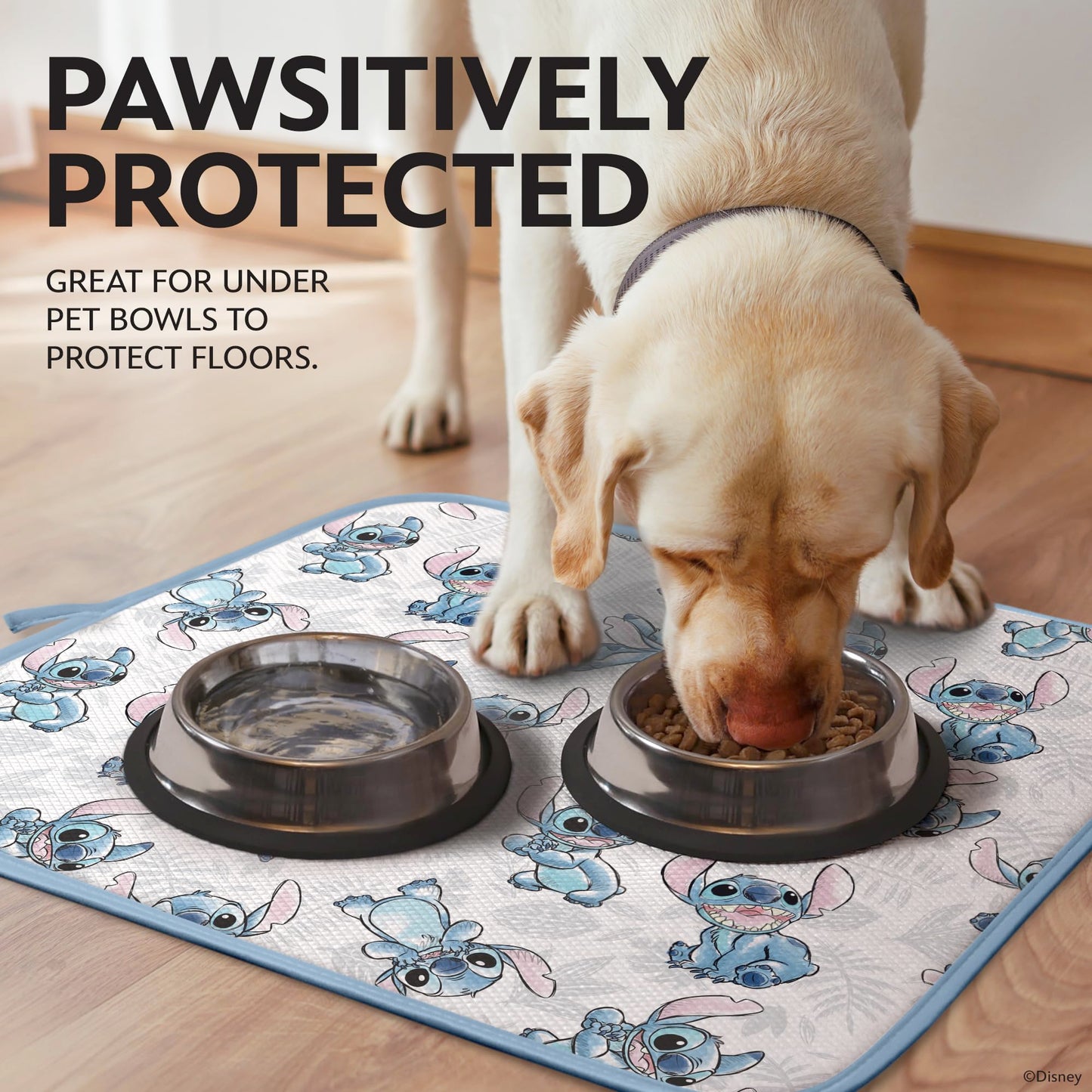 Disney Dish Drying Mats - Absorbent Counter Mat, 2 Pack