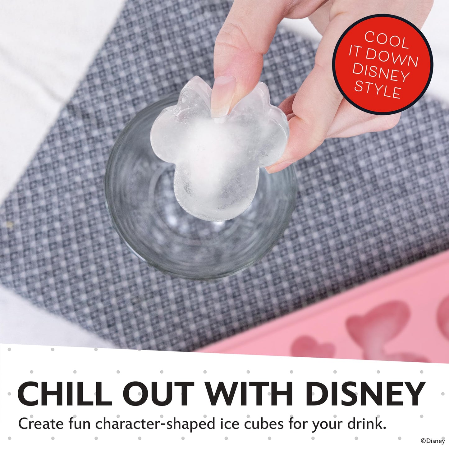 Disney  Ice Cube Trays - Flexible Silicone, 2 Pack