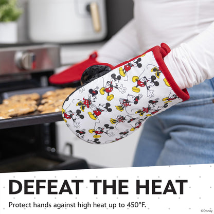 Disney Mini Oven Mitts - Silicone Grip, 2 Pack