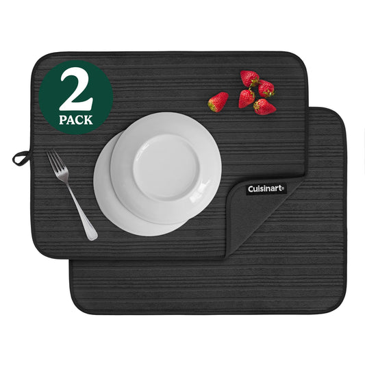 Cuisinart XL Dish Drying Mats - Ultra Absorbent, 2 Pack