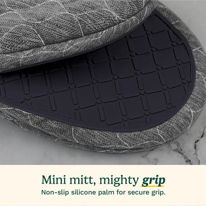 Cuisinart ShieldPro Mini Oven Mitts - Silicone Grip, 2 Pack
