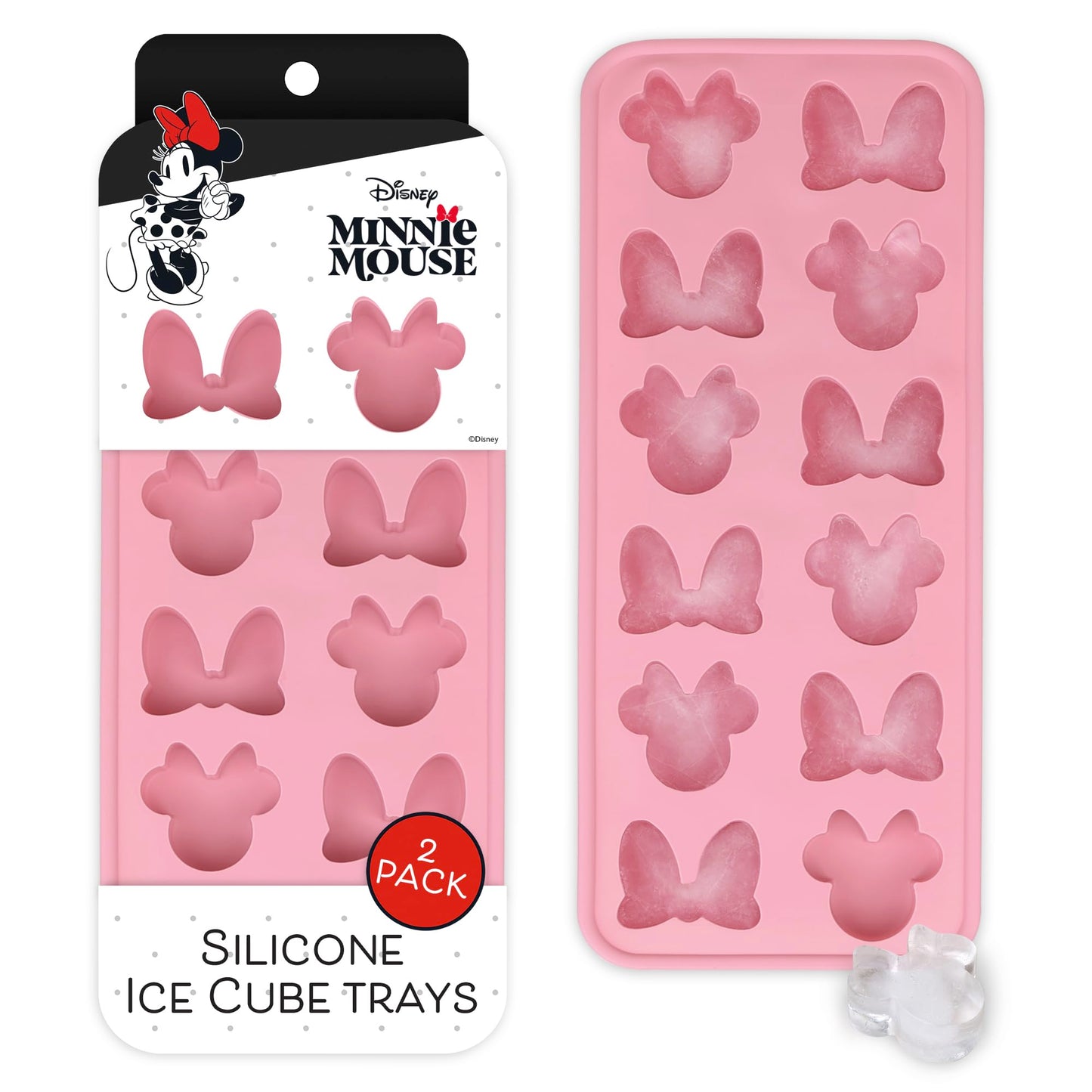 Disney  Ice Cube Trays - Flexible Silicone, 2 Pack