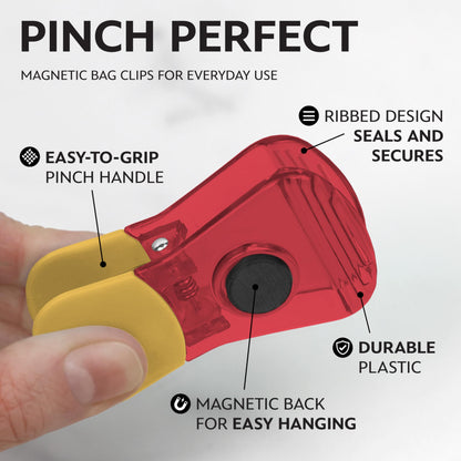 Disney Magnetic Bag Clips – 6 Pack for Pantry & Fridge