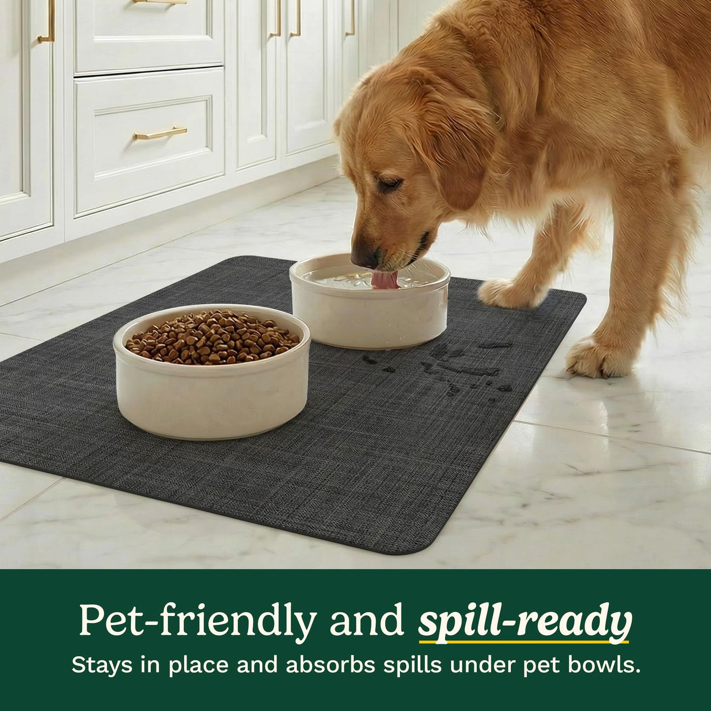 Cuisinart Coffee Bar Mat - Quick-Dry Absorbent, 2 Pack