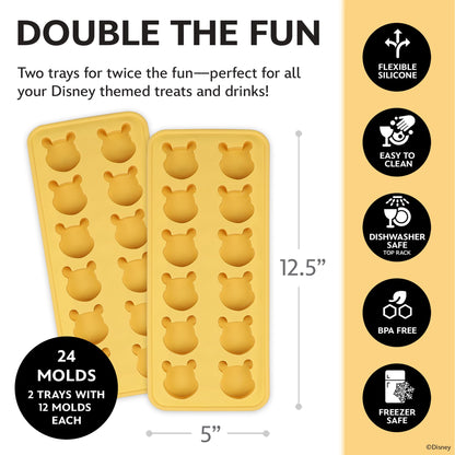 Disney  Ice Cube Trays - Flexible Silicone, 2 Pack
