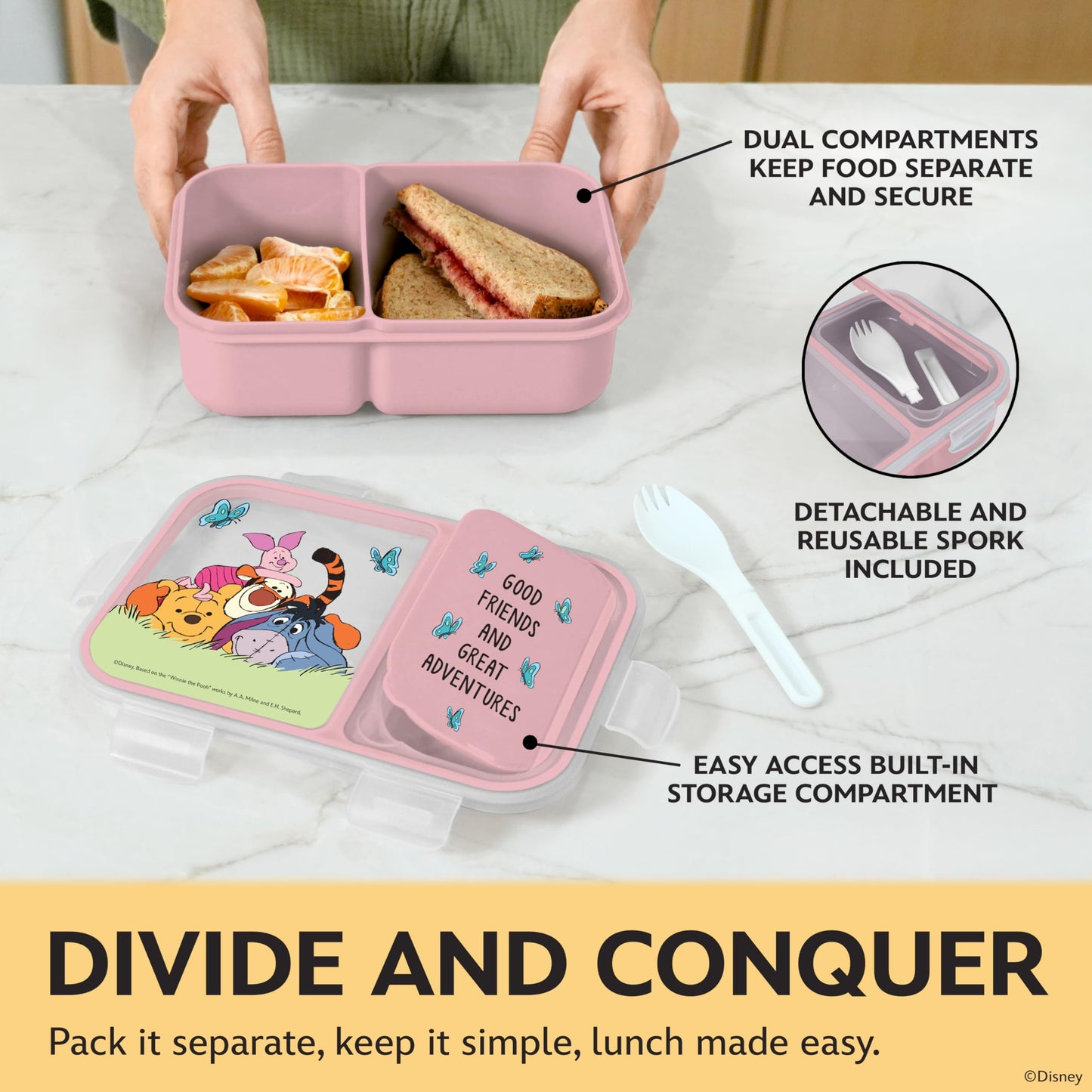 Disney Bento Box - Reusable Lunch Container