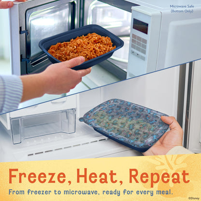 Disney Meal Prep Containers - 20 Piece Reusable Set with Lids