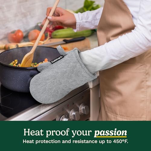 Cuisinart ShieldPro Mini Oven Mitts - Silicone Grip, 2 Pack