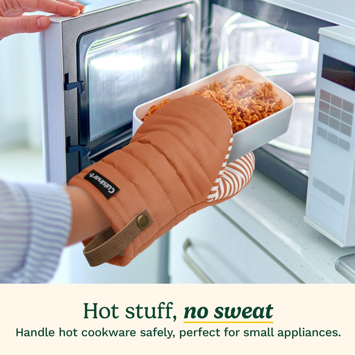 Cuisinart Horizon Mini Oven Mitts - Silicone Grip, 2 Pack