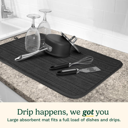 Cuisinart XL Dish Drying Mats - Ultra Absorbent, 2 Pack