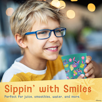 Disney Plastic Cups – 4 Pack 16 oz BPA-Free Stackable Tumblers