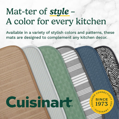 Cuisinart XL Dish Drying Mats - Ultra Absorbent, 2 Pack