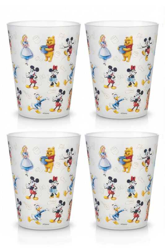 Disney Plastic Cups – 4 Pack 16 oz BPA-Free Stackable Tumblers