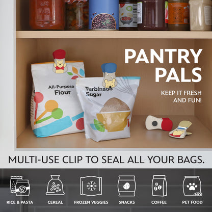 Disney Magnetic Bag Clips – 6 Pack for Pantry & Fridge