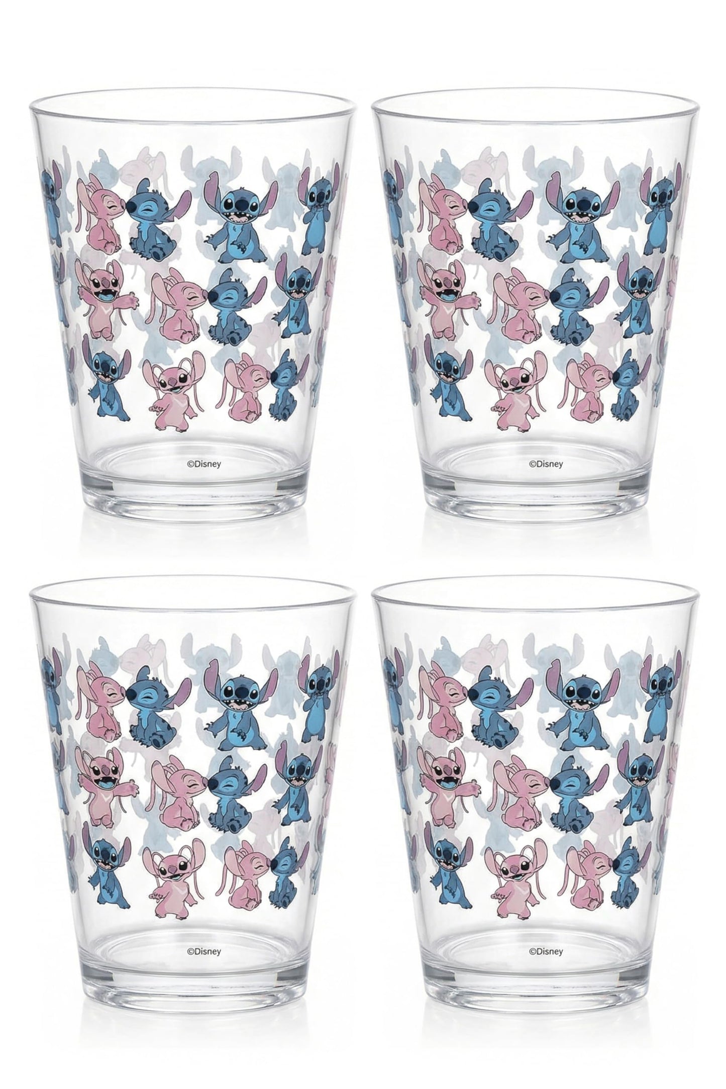 Disney Plastic Cups – 4 Pack 16 oz BPA-Free Stackable Tumblers