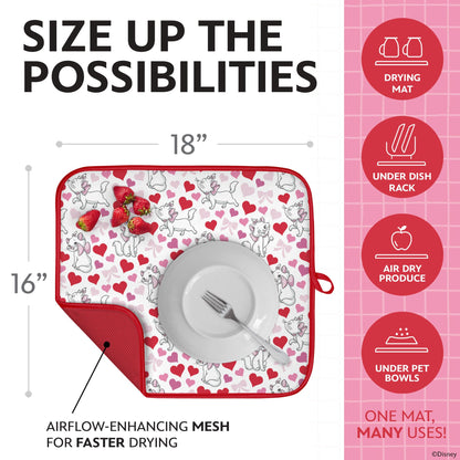 Disney Dish Drying Mats - Absorbent Counter Mat, 2 Pack