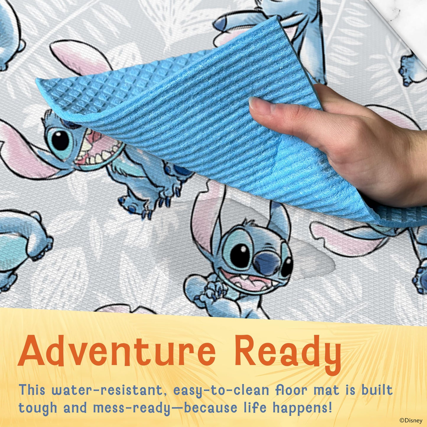 Disney Anti-Fatigue Kitchen Mat - Cushioned, Non-Slip