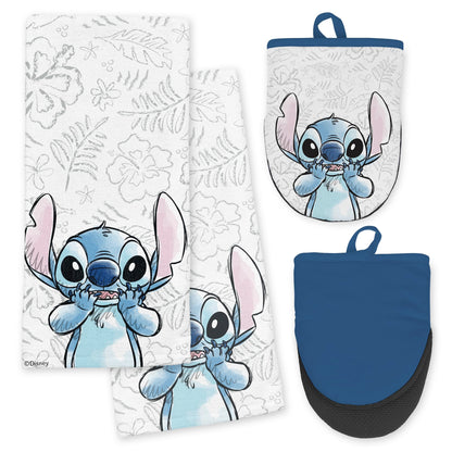 Disney Kitchen Towels & Mini Mitts Set - 4 Piece Bundle
