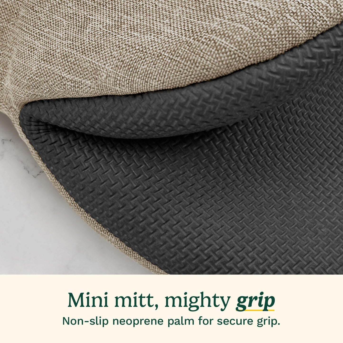 Cuisinart Chambray Mini Oven Mitts - Neoprene Grip, 2 Pack