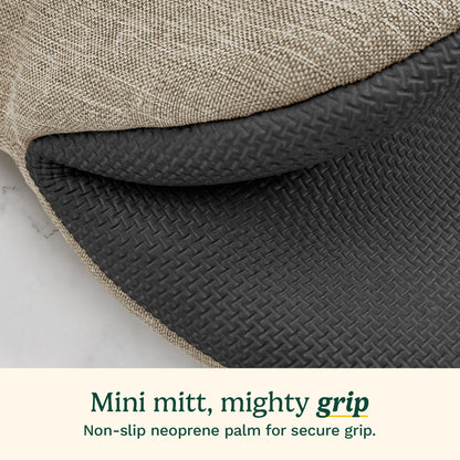 Cuisinart Chambray Mini Oven Mitts - Neoprene Grip, 2 Pack