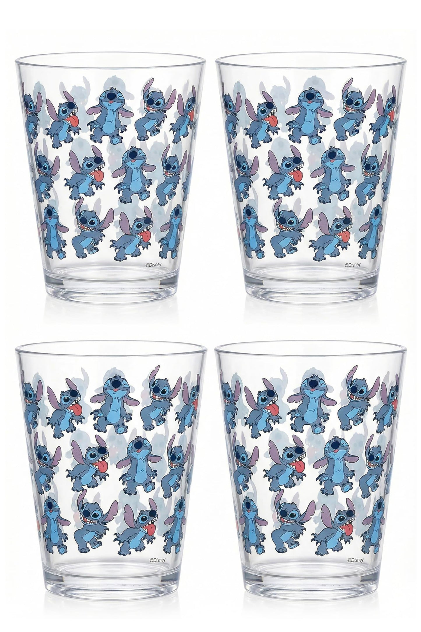 Disney Plastic Cups – 4 Pack 16 oz BPA-Free Stackable Tumblers