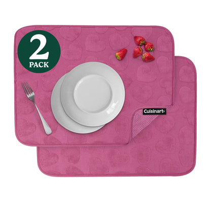 Cuisinart XL Dish Drying Mats - Ultra Absorbent, 2 Pack