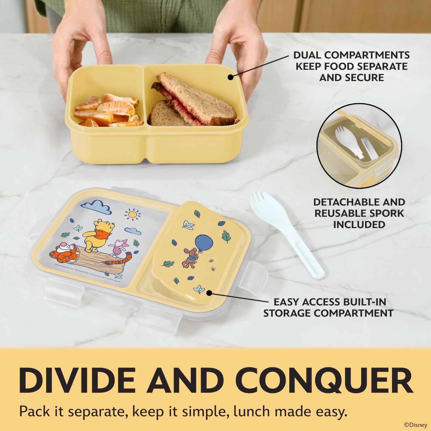 Disney Bento Box - Reusable Lunch Container