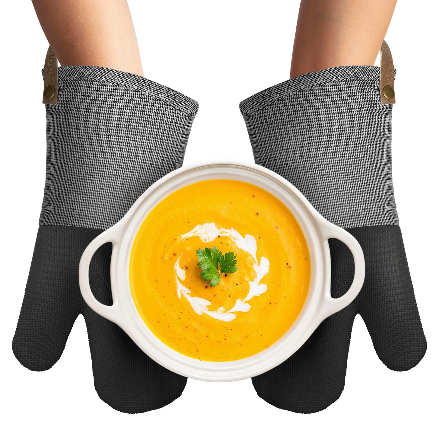 Cuisinart Heritage Oven Mitts - Neoprene Grip, 2 Pack