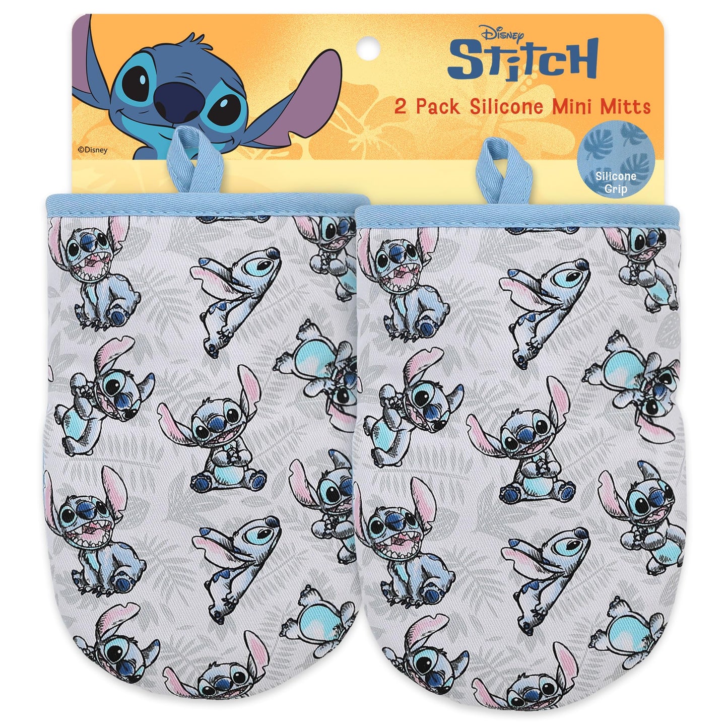 Disney Mini Oven Mitts - Silicone Grip, 2 Pack
