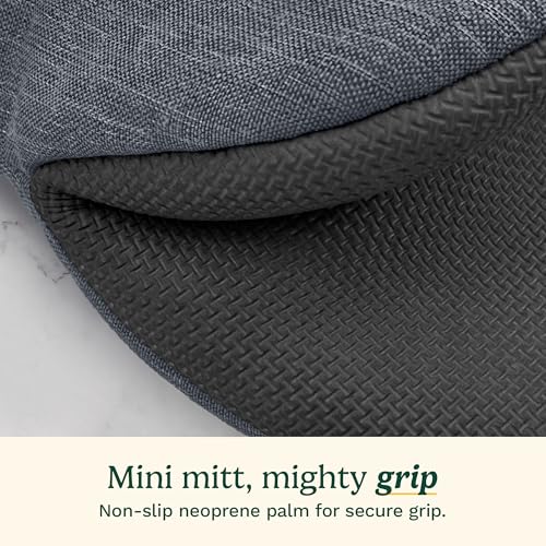 Cuisinart Chambray Mini Oven Mitts - Neoprene Grip, 2 Pack