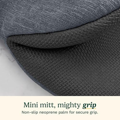 Cuisinart Chambray Mini Oven Mitts - Neoprene Grip, 2 Pack