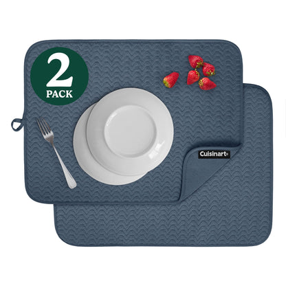 Cuisinart XL Dish Drying Mats - Ultra Absorbent, 2 Pack