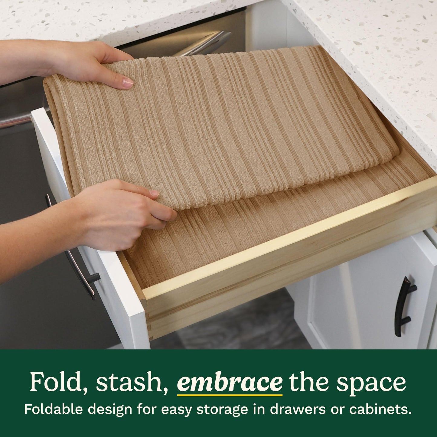 Cuisinart XL Dish Drying Mats - Ultra Absorbent, 2 Pack