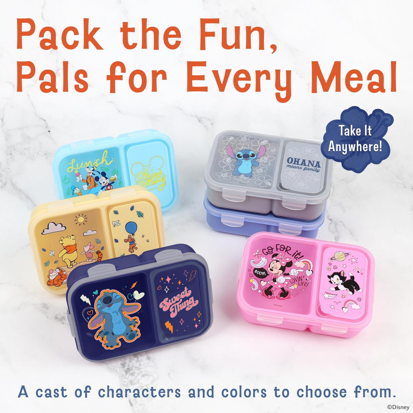 Disney Bento Box - Reusable Lunch Container