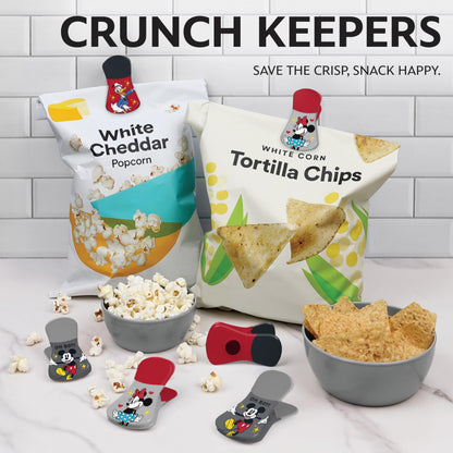 Disney Magnetic Bag Clips – 6 Pack for Pantry & Fridge